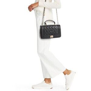 NWT Valentino by Mario Valentino Alice Quilted Leather Satchel